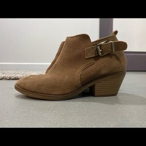 Heeled Suede Ankle Boots